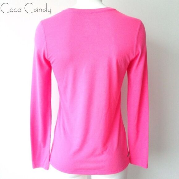 🔃Danskin Now Active Pink Long Sleeve Top - Picture 3 of 5